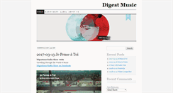 Desktop Screenshot of digestmusic.me